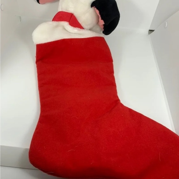 Vintage Disney 101 Dalmatians Plush Dog Christmas Stocking 90s - Picture 4 of 6